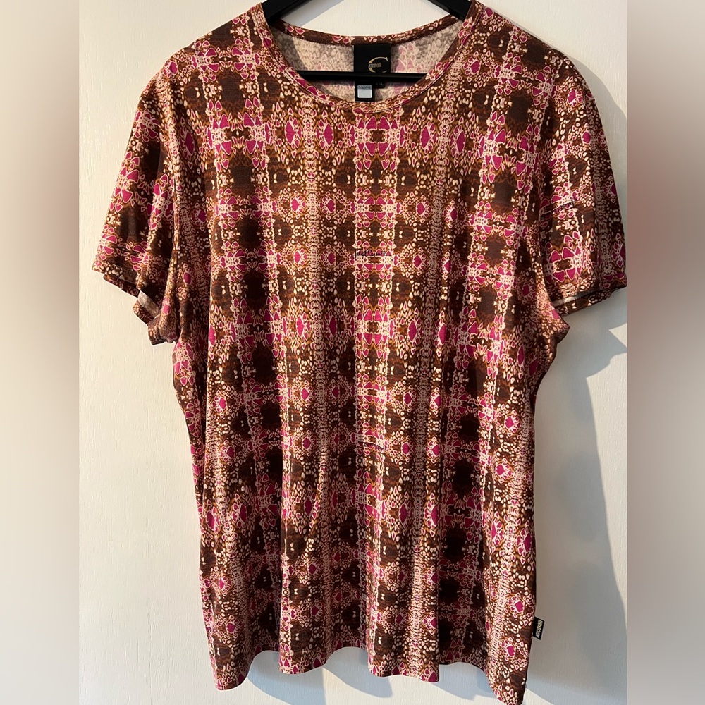 Roberto Cavalli Fashion Runway T-Shirt Size XXL